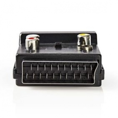 Scart-adapter | scart male-female | 3 x tulp/RCA Scart-adapter | scart male-female | 3 x tulp/RCA