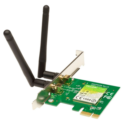 Foto van 300 Mbit/s Pci-e wifi kaart
