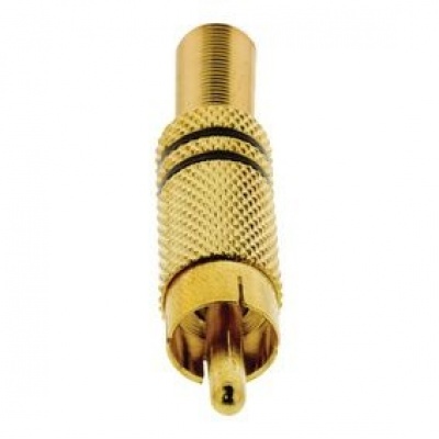RCA Male metaal Goud & Zwart RCA Male metaal Goud & Zwart
