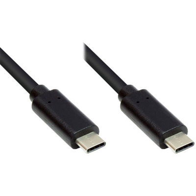 USB-C - USB-C laadkabel 1.5m zwart - max 100W