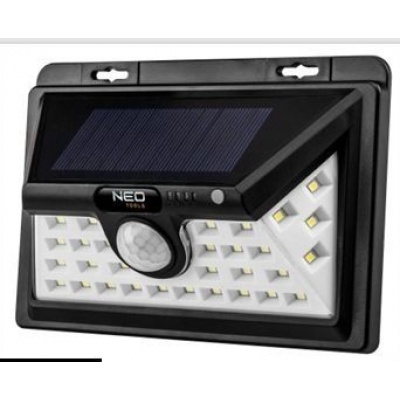 Foto van Solar wand led lamp bewegingsdetectie