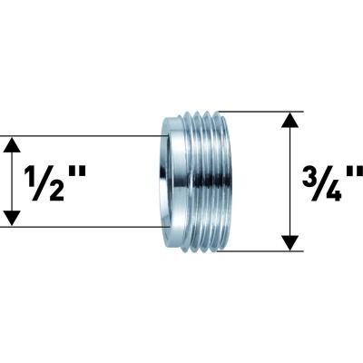 Verloopring 3/4 buiten 1/2 binnen Foto van Verloopring 3/4 buiten 1/2 binnen