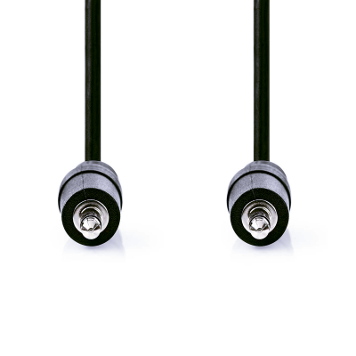 Stereo-Audiokabel 3,5 mm Male - 1.50 m Zwart Stereo-Audiokabel 3,5 mm Male - 1.50 m Zwart
