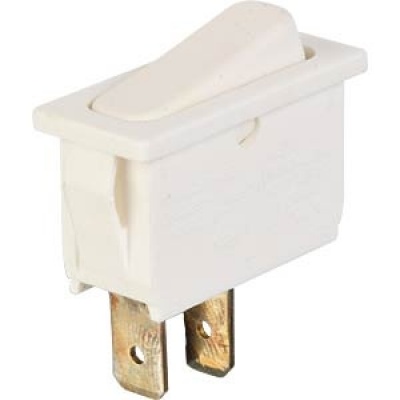 Inbouw Wipschakelaar Wit Foto van Inbouw Wipschakelaar Wit