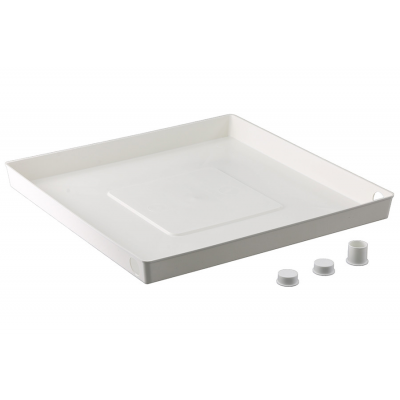 Universele lekbak voor wasmachine of vaatwasser 65 x 65cm Foto van Universele lekbak voor wasmachine of vaatwasser 65 x 65cm