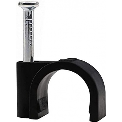 Foto van Spijkerclip zwart 7mm