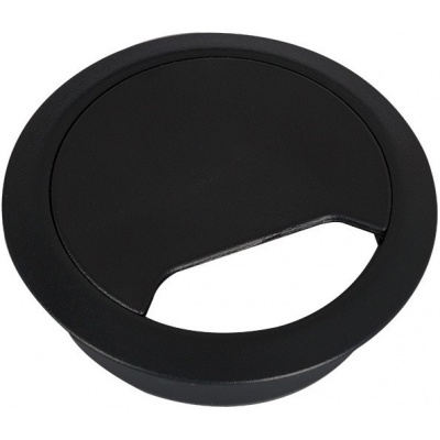 Kabeldoorvoer 70mm gatmaat 60mm zwart Foto van Kabeldoorvoer 70mm gatmaat 60mm zwart