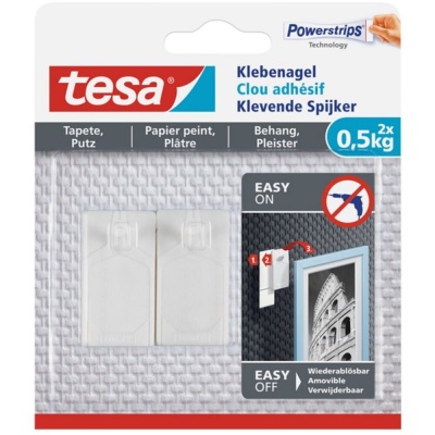 Foto van Tesa Klevende Spijker 2x 0,5kg
