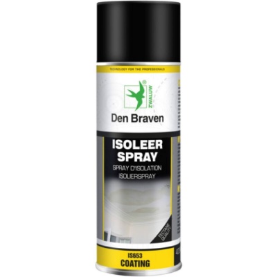 Vlekken Isoleercoating Wit 400ml Foto van Vlekken Isoleercoating Wit 400ml