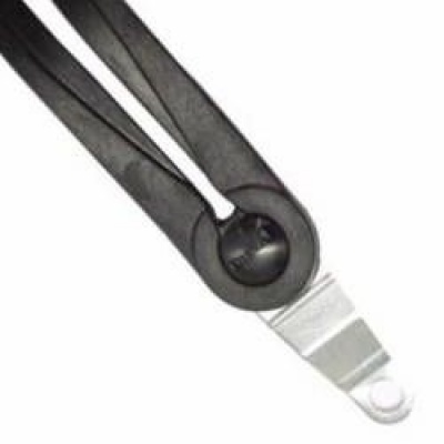 Bibia snelbinder Basic met knop en asplaat Foto van Bibia snelbinder Basic met knop en asplaat