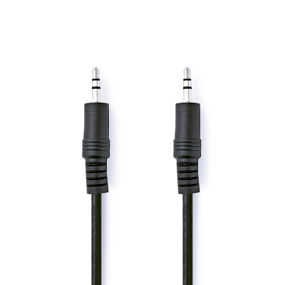 Stereo-Audiokabel 3,5 mm Male - 1.50 m Zwart Foto van Stereo-Audiokabel 3,5 mm Male - 1.50 m Zwart