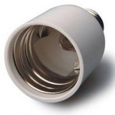 Verloopfitting van E27 naar E40 Foto van Verloopfitting van E27 naar E40