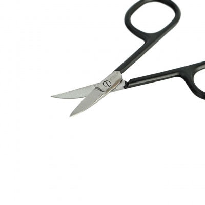 Foto van Nagelschaar Homey's zwart 9cm gebogen