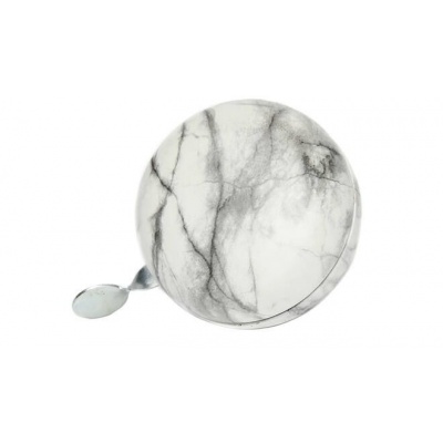 Fietsbel ding-dong 80 mm marmer Foto van Fietsbel ding-dong 80 mm marmer