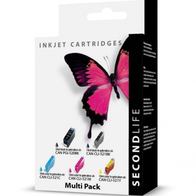 Multipack Canon 520 Black & 521 Serie Foto van Multipack Canon 520 Black & 521 Serie