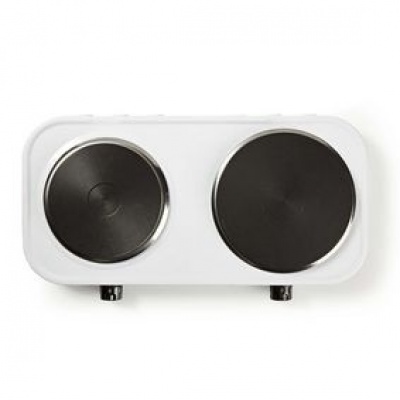 Elektrische Kookplaat 2 kookzones 2500W Foto van Elektrische Kookplaat 2 kookzones 2500W