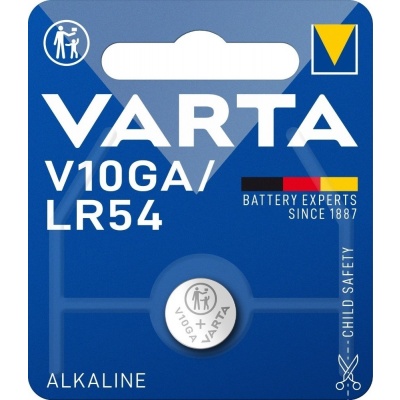 Varta V10GA knoopcel batterij LR54 Foto van Varta V10GA knoopcel batterij LR54