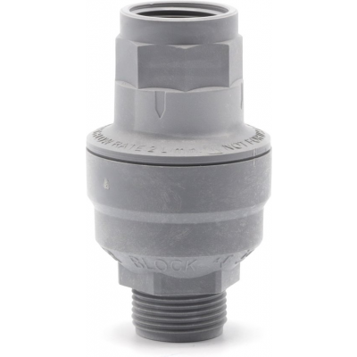 Mechanisch waterslot voor wasmachinekraan