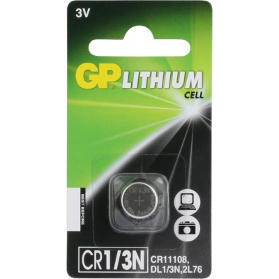 Foto van GP lithium knoopcel batterij CR1/3N3V