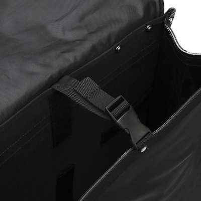 Beck midi dubbele fietstas Zwart 35L