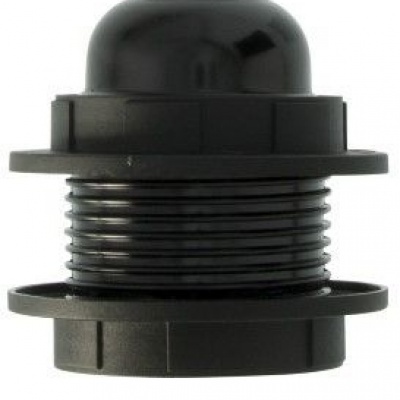 Foto van Lamphouder E-27 zwart buitendraad