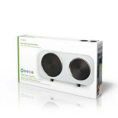 Elektrische Kookplaat 2 kookzones 2500W