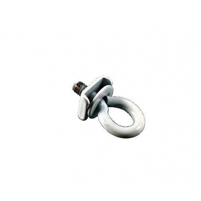 Eindstop | oog | ijzer | wit tbv U-rail | zak á 2st.