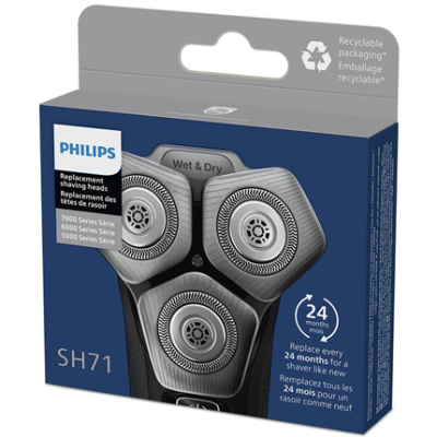 Foto van Philips Scheerkop Gentle Precision Pro blades SH71/50