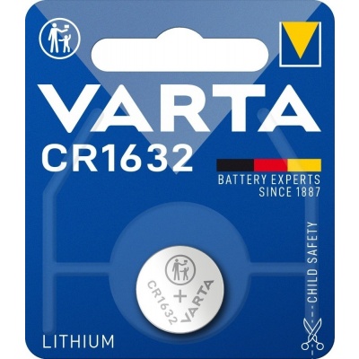 Foto van Varta CR1632 Lithium Knoopcel Batterij 3V