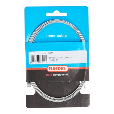 Rem binnenkabel 225cm T-nippel Rem binnenkabel 225cm T-nippel