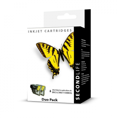 Foto van Duopack Brother LC 980 / 1100 Black