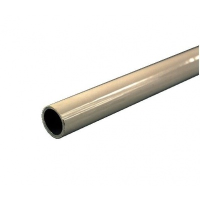 Roede 13mm aluminium wit 100cm Foto van Roede 13mm aluminium wit 100cm