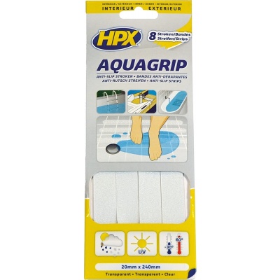 Aquagrip Transparant 20mm x 240mm Foto van Aquagrip Transparant 20mm x 240mm