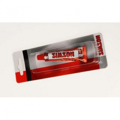 Simson solutie 10ml op kaart Foto van Simson solutie 10ml op kaart