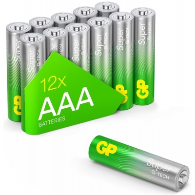 GP Alkaline batterij AAA 12 stuks