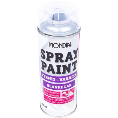 Spuitverf blanke lak hoogglans 400ml Foto van Spuitverf blanke lak hoogglans 400ml