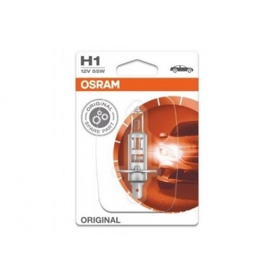 Osram autolamp 12V H1 55W Foto van Osram autolamp 12V H1 55W