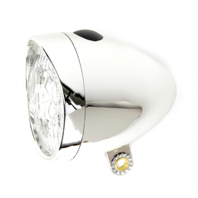 IKZI Light koplamp Retro batterij chroom Foto van IKZI Light koplamp Retro batterij chroom