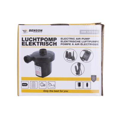 Elektrische luchtpomp werkt op zowel 12V als op 220V Elektrische luchtpomp werkt op zowel 12V als op 220V