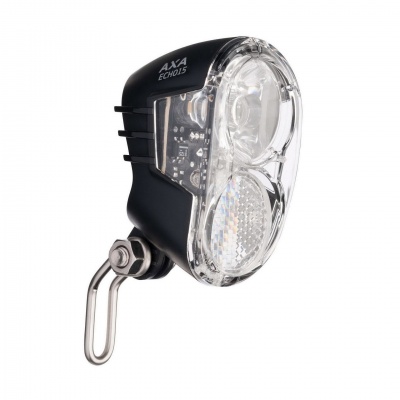 Axa koplamp Echo switch aan/uit dynamo 15 lux zwart