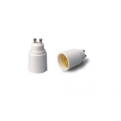 Verloopfitting van GU10 naar E27 Foto van Verloopfitting van GU10 naar E27