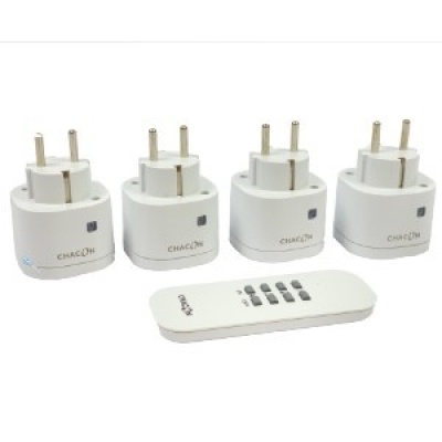 Basisset draadloos schakelen 4x ontvangers+AB Basisset draadloos schakelen 4x ontvangers+AB