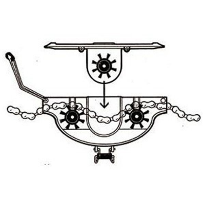 kettingreiniger, incl. 3 extra borstels kettingreiniger, incl. 3 extra borstels