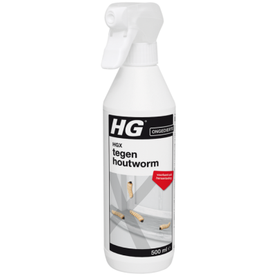 Foto van HGX spray tegen houtworm