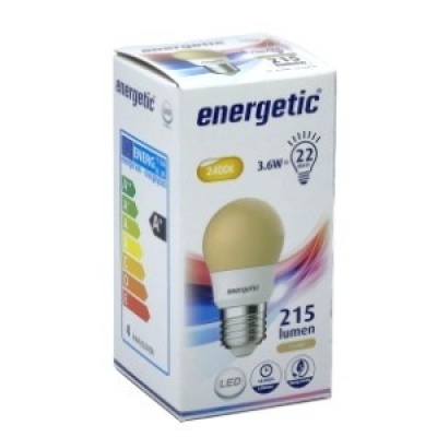 LED kogel E27 2,9-22W 2400K flame