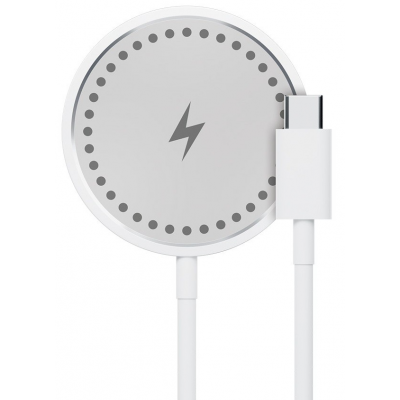 Draadloze Magsafe lader mini zilver/wit 15W Draadloze Magsafe lader mini zilver/wit 15W