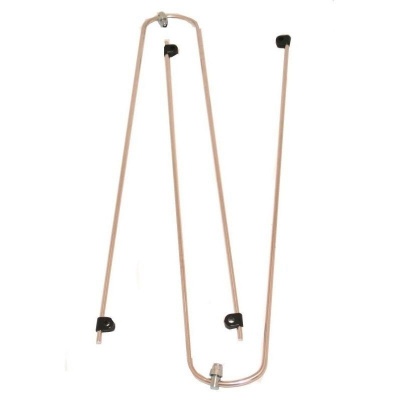 Foto van spatbord draadstang set pad 55mm universeel