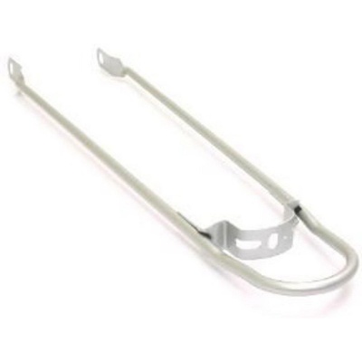 spatbordstang achter bumper 28 zilver