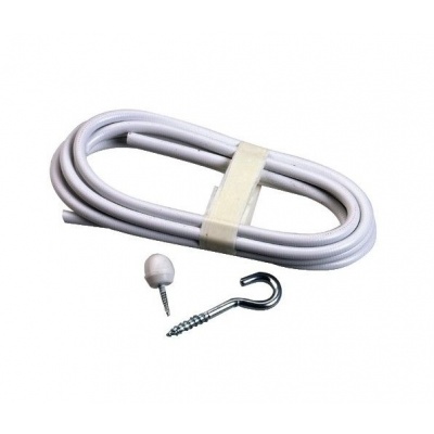 Gordijnspiraal 1,5 meter inclusief bevesteging Foto van Gordijnspiraal 1,5 meter inclusief bevesteging