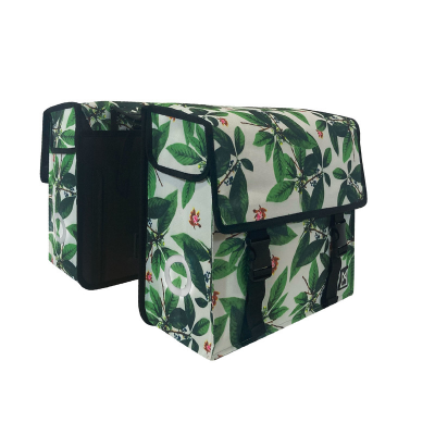 Foto van Willex Dubbele Green Leaves fietstas 34L 